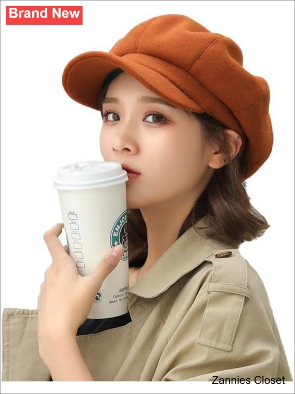 🤠 Wool-Blend Newsboy Cap Gatsby Ivy Painter Hat Pageboy